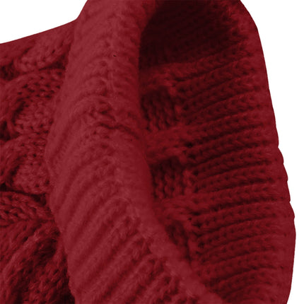 Xuniizn Dog Sweater for Small Medium Dogs, Warm Comfortable Winter Pet Clothes, Cute Knitted Sleeveless Pet Sweaters for Puppies, Cats, Dog Apparel & Accessories M Red.