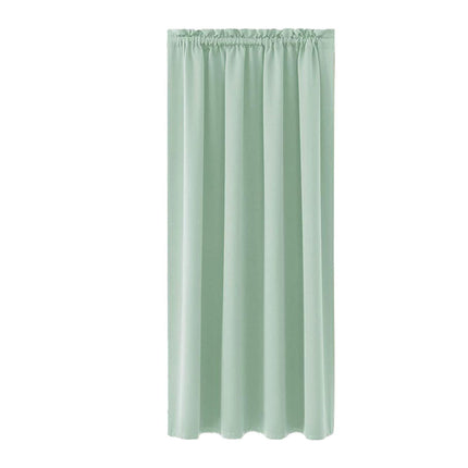 Xuniizn Blackout Curtains for Bedroom Thermal Insulated - 100%Polyester Black Out Curtains 2 Panels Set Room Darkening Window Curtains for Living Room, Light Blue CTN-GN.
