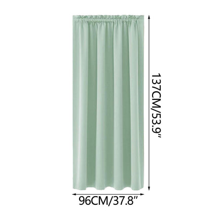 Xuniizn Blackout Curtains for Bedroom Thermal Insulated - 100%Polyester Black Out Curtains 2 Panels Set Room Darkening Window Curtains for Living Room, Light Blue CTN-GN.