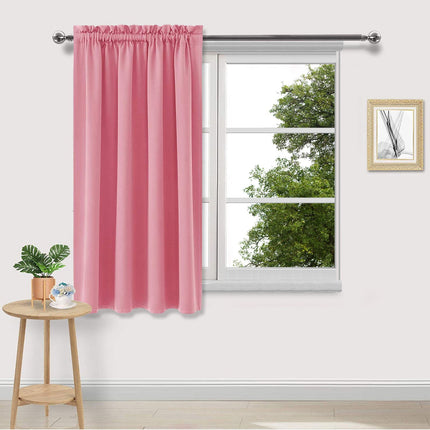 Xuniizn Blackout Curtains for Bedroom Thermal Insulated - 100%Polyester Black Out Curtains 2 Panels Set Room Darkening Window Curtains for Living Room, Light Blue CTN-PK.