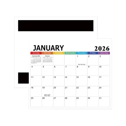 Tyidzon Magnetic Calendar for Refrigerator 2026-2027, 12x10" 18 Month Runs Monthly Fridge Calendar Magnet from Jan 2026 to Jun 2027 for Home School Office A.