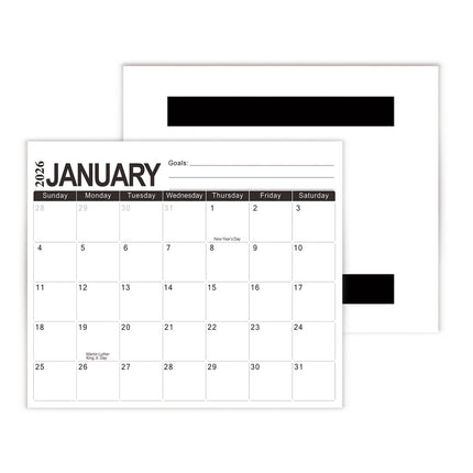 Tyidzon Magnetic Calendar for Refrigerator 2026-2027, 12x10" 18 Month Runs Monthly Fridge Calendar Magnet from Jan 2026 to Jun 2027 for Home School Office C.