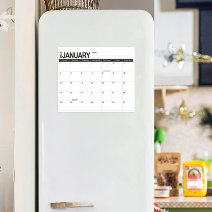 Tyidzon Magnetic Calendar for Refrigerator 2026-2027, 12x10" 18 Month Runs Monthly Fridge Calendar Magnet from Jan 2026 to Jun 2027 for Home School Office C.