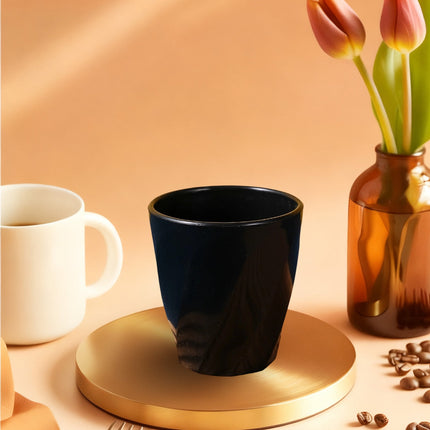 Tyidzon Unbreakable Plastic Cups Reusable Multi-Purpose Plastic Cups, Drinking Cup for Kitchen, Bpa-Free, Dishwasher and Microwave Safe Black.