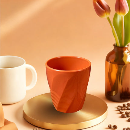 Tyidzon Unbreakable Plastic Cups Reusable Multi-Purpose Plastic Cups, Drinking Cup for Kitchen, Bpa-Free, Dishwasher and Microwave Safe Orange.