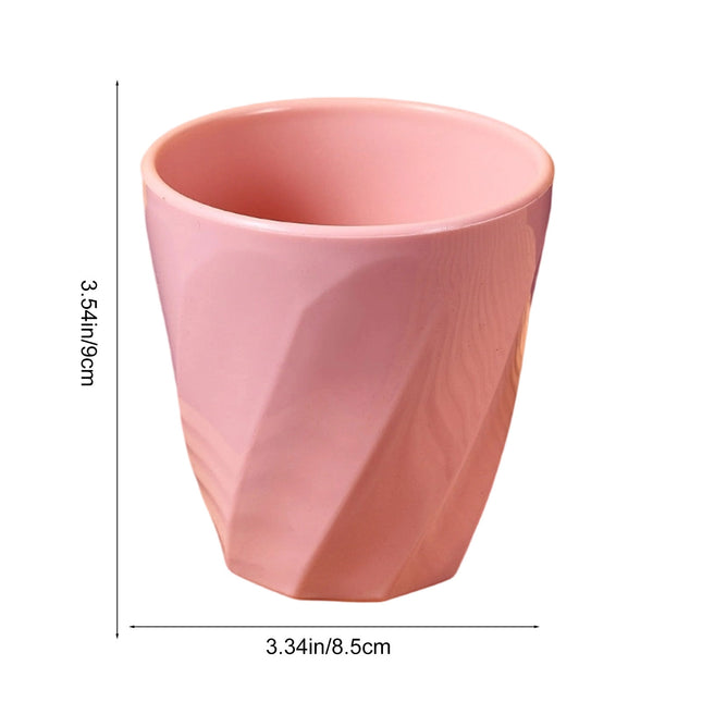 Tyidzon Unbreakable Plastic Cups Reusable Multi-Purpose Plastic Cups, Drinking Cup for Kitchen, Bpa-Free, Dishwasher and Microwave Safe Pink.