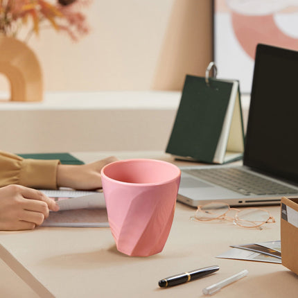 Tyidzon Unbreakable Plastic Cups Reusable Multi-Purpose Plastic Cups, Drinking Cup for Kitchen, Bpa-Free, Dishwasher and Microwave Safe Pink.