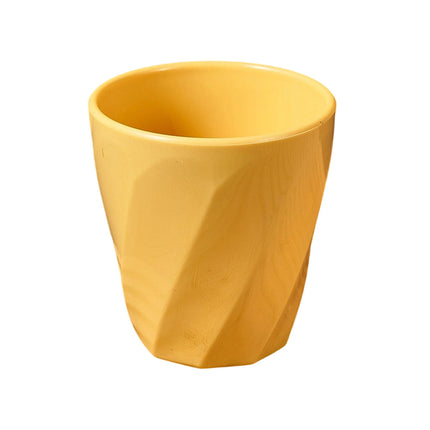 Tyidzon Unbreakable Plastic Cups Reusable Multi-Purpose Plastic Cups, Drinking Cup for Kitchen, Bpa-Free, Dishwasher and Microwave Safe Yellow.