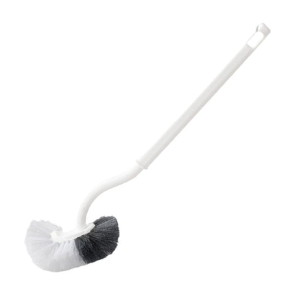 Tyidzon Bathroom Toilet Bowl Brush, Curved Design Toilet Brush for Deep Cleaning Under Rim, Easy Handy Compact Toilet Bowl Cleaner Brush for Bathroom White.