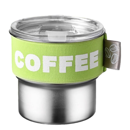 Tyidzon Insulated Coffee Mug, 20oz Stainless Steel Tumbler with Slider Lid Travel Coffee Cups with Handle for Camping Office Home, Blue ZA_#Green.