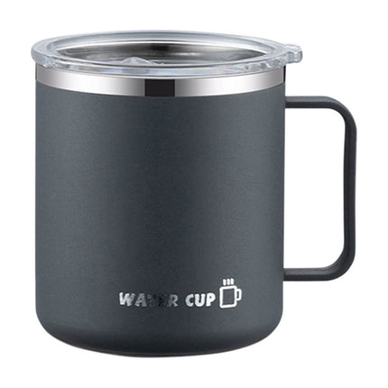 Tyidzon Insulated Coffee Mug, 20oz Stainless Steel Tumbler with Slider Lid Travel Coffee Cups with Handle for Camping Office Home, Blue ZC_#Gray.