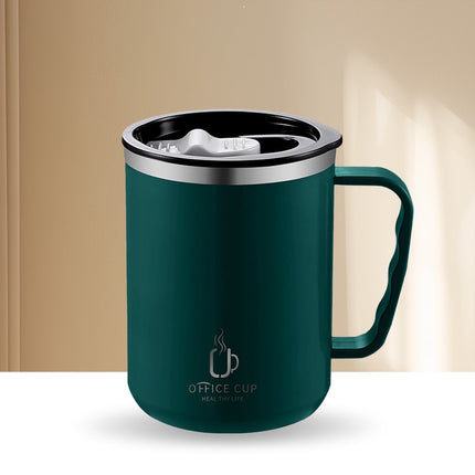 Tyidzon Insulated Coffee Mug, 20oz Stainless Steel Tumbler with Slider Lid Travel Coffee Cups with Handle for Camping Office Home, Blue ZE_#Green.