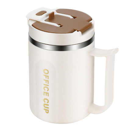 Tyidzon Insulated Coffee Mug, 20oz Stainless Steel Tumbler with Slider Lid Travel Coffee Cups with Handle for Camping Office Home, Blue ZG_#Coffee.