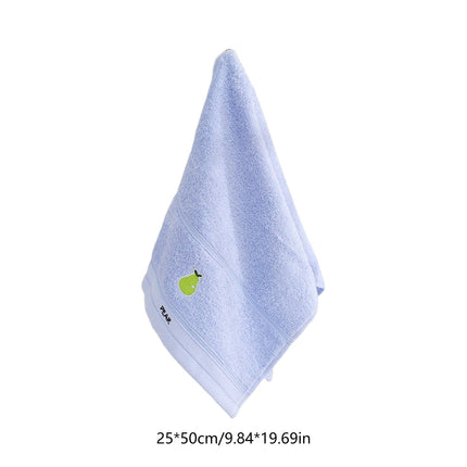 Tyidzon Premium Towels for Kids, Cotton Ultra Soft Hand Towels for Bathroom, Small Lightweight Face Towels for Children Bath(Blue, 10x20") Blue.
