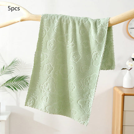 5Pcs Bathroom Hand Towels, 14x30" 600 GSM 100% Cotton - Ultra Soft & Highly Absorbent Face Towels, Hotel Spa Quality by PALIFEUR 02_New Arrival 2026_Luxury Hotel Style - 20% OFF_Green.