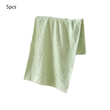 5Pcs Bathroom Hand Towels, 14x30" 600 GSM 100% Cotton - Ultra Soft & Highly Absorbent Face Towels, Hotel Spa Quality by PALIFEUR 02_New Arrival 2026_Luxury Hotel Style - 20% OFF_Green.