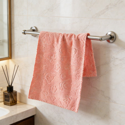 5Pcs Bathroom Hand Towels, 14x30" 600 GSM 100% Cotton - Ultra Soft & Highly Absorbent Face Towels, Hotel Spa Quality by PALIFEUR 03_Top Rated 2026_Ultra Plush - 20% OFF_Pink.
