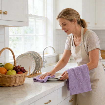 5Pcs Bathroom Hand Towels, 14x30" 600 GSM 100% Cotton - Ultra Soft & Highly Absorbent Face Towels, Hotel Spa Quality by PALIFEUR 04_Most Absorbent 2026_Quick Dry - 20% OFF_Purple.