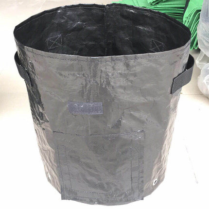 Suncoda Summer Savings 34x35cm Potato Grow Bag with Side Window & Handles 14" x 18" Gray#3.