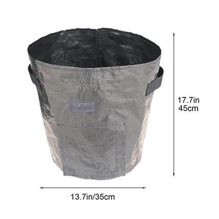 Suncoda Summer Savings 34x35cm Potato Grow Bag with Side Window & Handles 14" x 18" Orange#3.