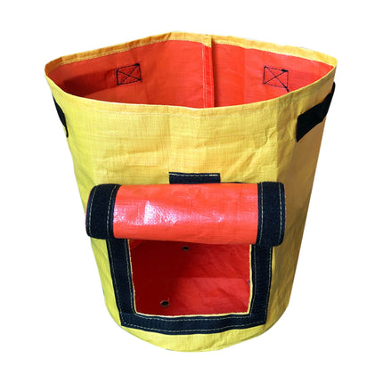 Suncoda Summer Savings 34x35cm Potato Grow Bag with Side Window & Handles 12" x 14" Yellow#2.