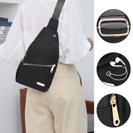 Suncoda Sling Bag for Women, Crossbody Sling Backpack Small Sling Bag Multipurpose Crossbody Shoulder Bag Travel Hiking Backpack, Sling Bag for Men #1-Black.