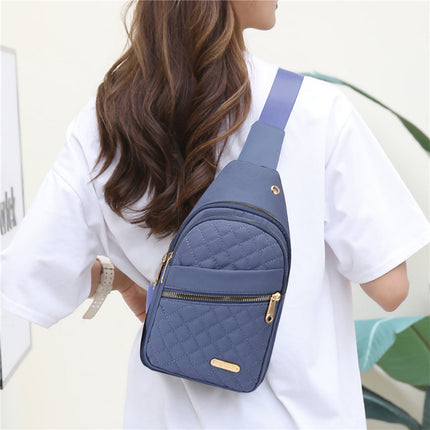 Suncoda Sling Bag for Women, Crossbody Sling Backpack Small Sling Bag Multipurpose Crossbody Shoulder Bag Travel Hiking Backpack, Sling Bag for Men #1-Blue.