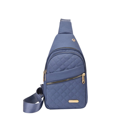 Suncoda Sling Bag for Women, Crossbody Sling Backpack Small Sling Bag Multipurpose Crossbody Shoulder Bag Travel Hiking Backpack, Sling Bag for Men #1-Blue.