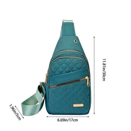 Suncoda Sling Bag for Women, Crossbody Sling Backpack Small Sling Bag Multipurpose Crossbody Shoulder Bag Travel Hiking Backpack, Sling Bag for Men #1-Green.