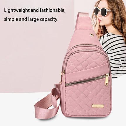 Suncoda Sling Bag for Women, Crossbody Sling Backpack Small Sling Bag Multipurpose Crossbody Shoulder Bag Travel Hiking Backpack, Sling Bag for Men #1-Pink.