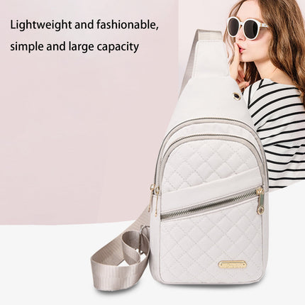 Suncoda Sling Bag for Women, Crossbody Sling Backpack Small Sling Bag Multipurpose Crossbody Shoulder Bag Travel Hiking Backpack, Sling Bag for Men #1-White.