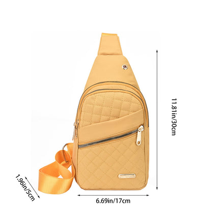 Suncoda Sling Bag for Women, Crossbody Sling Backpack Small Sling Bag Multipurpose Crossbody Shoulder Bag Travel Hiking Backpack, Sling Bag for Men #1-Yellow.