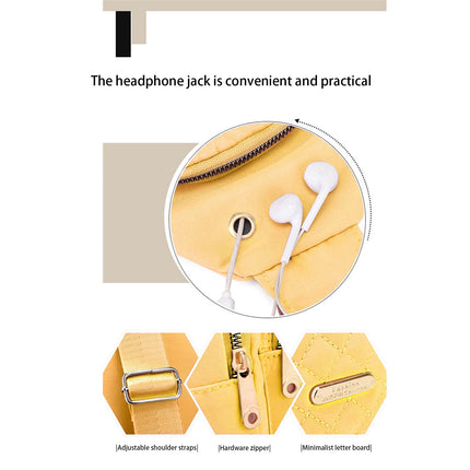 Suncoda Sling Bag for Women, Crossbody Sling Backpack Small Sling Bag Multipurpose Crossbody Shoulder Bag Travel Hiking Backpack, Sling Bag for Men #1-Yellow.