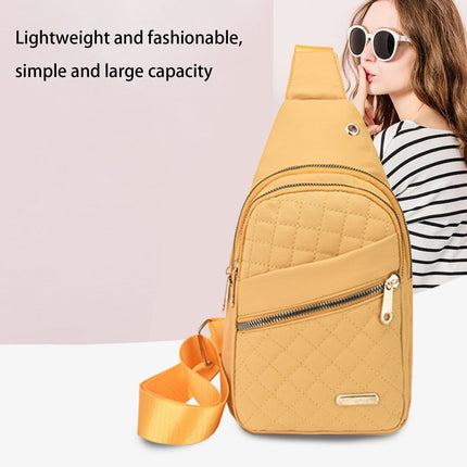 Suncoda Sling Bag for Women, Crossbody Sling Backpack Small Sling Bag Multipurpose Crossbody Shoulder Bag Travel Hiking Backpack, Sling Bag for Men #1-Yellow.