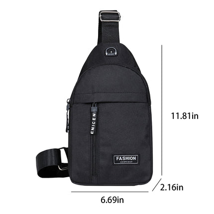 Suncoda Sling Bag for Women, Crossbody Sling Backpack Small Sling Bag Multipurpose Crossbody Shoulder Bag Travel Hiking Backpack, Sling Bag for Men #2-Black.