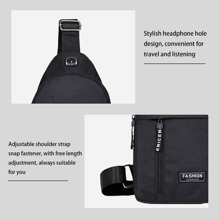 Suncoda Sling Bag for Women, Crossbody Sling Backpack Small Sling Bag Multipurpose Crossbody Shoulder Bag Travel Hiking Backpack, Sling Bag for Men #2-Black.