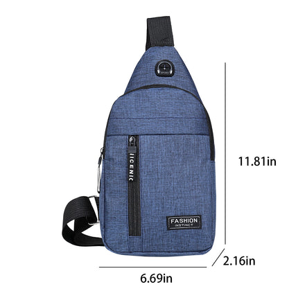 Suncoda Sling Bag for Women, Crossbody Sling Backpack Small Sling Bag Multipurpose Crossbody Shoulder Bag Travel Hiking Backpack, Sling Bag for Men #2-Blue.