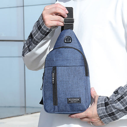 Suncoda Sling Bag for Women, Crossbody Sling Backpack Small Sling Bag Multipurpose Crossbody Shoulder Bag Travel Hiking Backpack, Sling Bag for Men #2-Blue.
