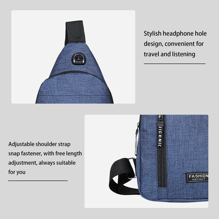 Suncoda Sling Bag for Women, Crossbody Sling Backpack Small Sling Bag Multipurpose Crossbody Shoulder Bag Travel Hiking Backpack, Sling Bag for Men #2-Blue.