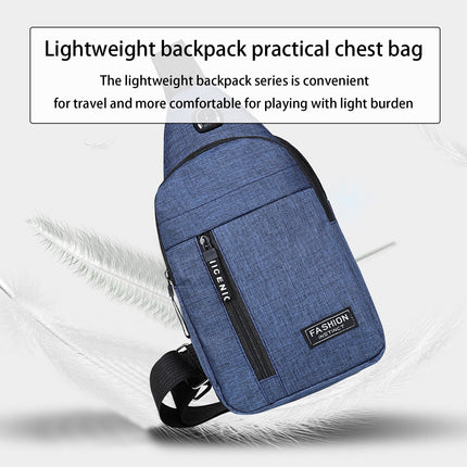 Suncoda Sling Bag for Women, Crossbody Sling Backpack Small Sling Bag Multipurpose Crossbody Shoulder Bag Travel Hiking Backpack, Sling Bag for Men #2-Blue.