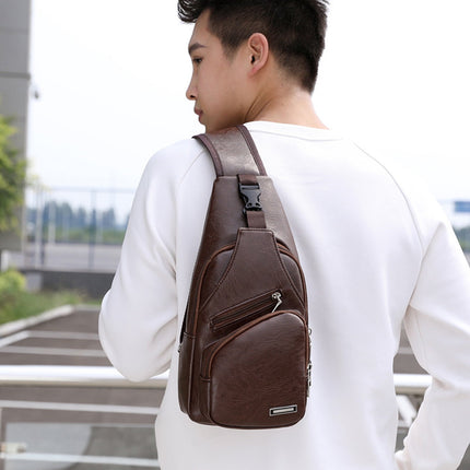 Suncoda Sling Bag for Women, Crossbody Sling Backpack Small Sling Bag Multipurpose Crossbody Shoulder Bag Travel Hiking Backpack, Sling Bag for Men #3-Brown.