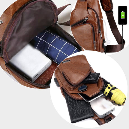 Suncoda Sling Bag for Women, Crossbody Sling Backpack Small Sling Bag Multipurpose Crossbody Shoulder Bag Travel Hiking Backpack, Sling Bag for Men #3-Khaki.