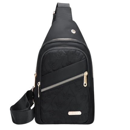 Suncoda Sling Bag for Women, Crossbody Sling Backpack Small Sling Bag Multipurpose Crossbody Shoulder Bag Travel Hiking Backpack, Sling Bag for Men #5-Black.