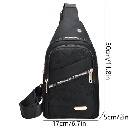 Suncoda Sling Bag for Women, Crossbody Sling Backpack Small Sling Bag Multipurpose Crossbody Shoulder Bag Travel Hiking Backpack, Sling Bag for Men #5-Black.