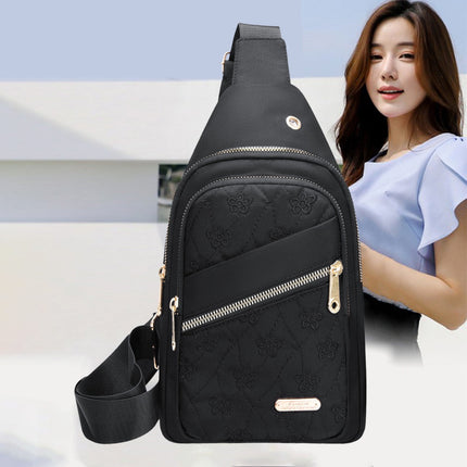Suncoda Sling Bag for Women, Crossbody Sling Backpack Small Sling Bag Multipurpose Crossbody Shoulder Bag Travel Hiking Backpack, Sling Bag for Men #5-Black.