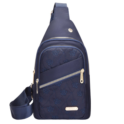 Suncoda Sling Bag for Women, Crossbody Sling Backpack Small Sling Bag Multipurpose Crossbody Shoulder Bag Travel Hiking Backpack, Sling Bag for Men #5-Blue.