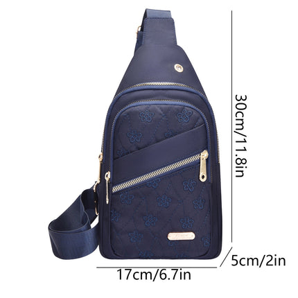 Suncoda Sling Bag for Women, Crossbody Sling Backpack Small Sling Bag Multipurpose Crossbody Shoulder Bag Travel Hiking Backpack, Sling Bag for Men #5-Blue.