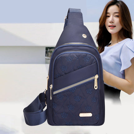 Suncoda Sling Bag for Women, Crossbody Sling Backpack Small Sling Bag Multipurpose Crossbody Shoulder Bag Travel Hiking Backpack, Sling Bag for Men #5-Blue.