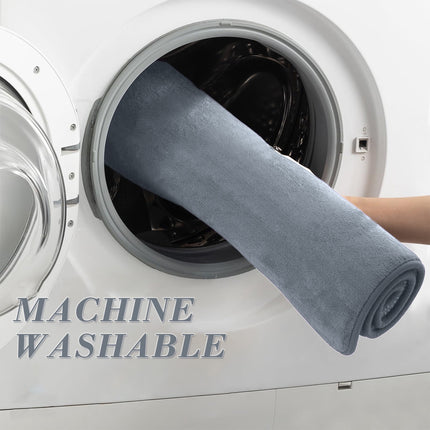 Under $5 Tyidzon Bathroom Rugs Solid Color Bath Mats 3 Set Bath Mats for bathroom Toilet Mats Universal Soft Comfortable Water Absorption Non-Slip Thick Machine Washable Easier to Dry BDark Gray 1.