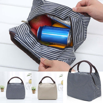 Under $1 Tyidzon Lunch Box Lunch Bag For Women Insulated Lunch Bag Reusable Tote Cooler Bag Lunchbox Suitable for Work, Travel, Outdoor Brown.